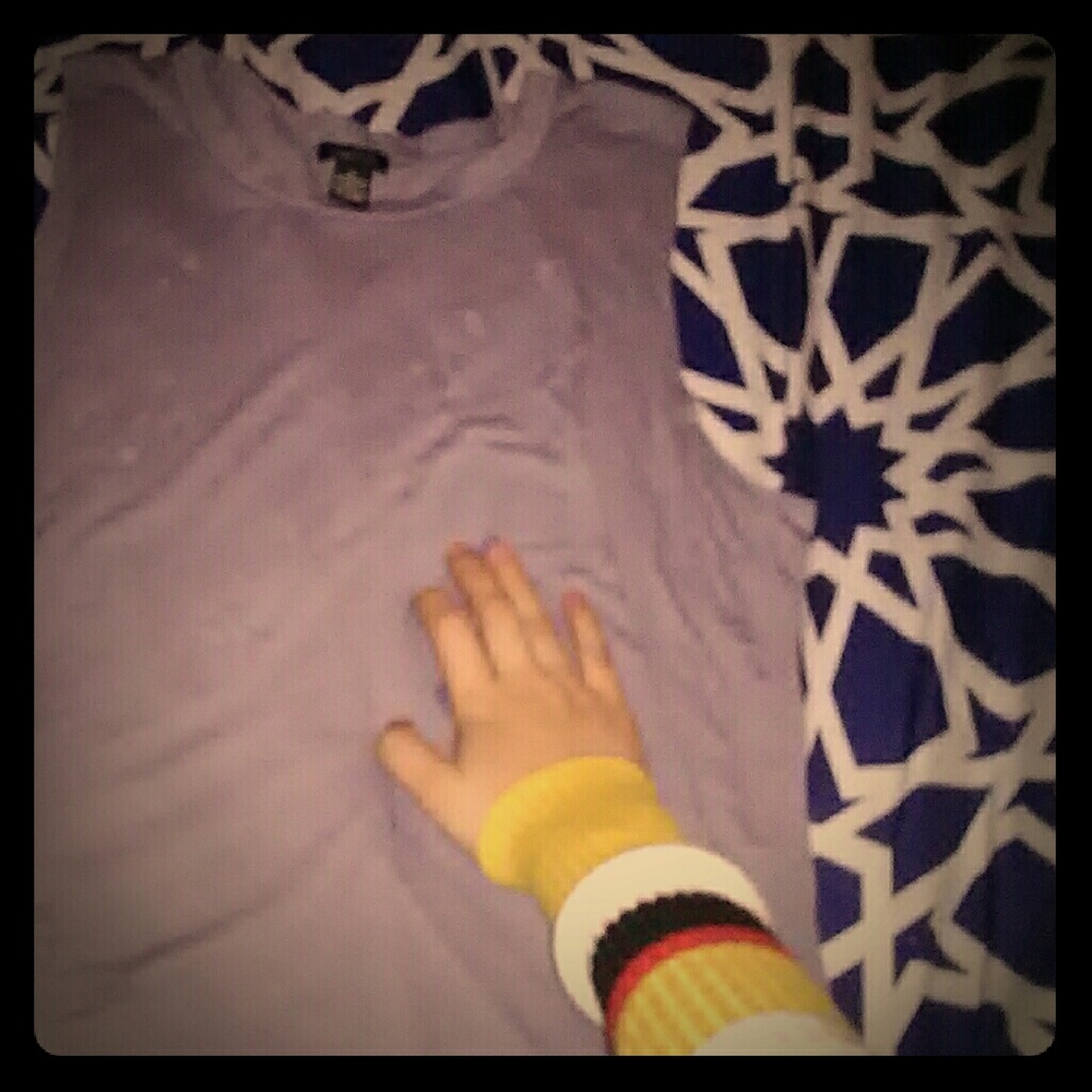 Ripped purple rue 21 shirt